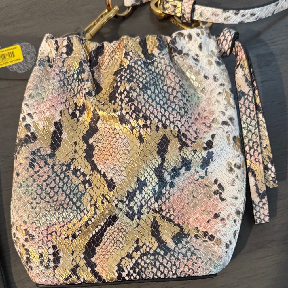 Vince Camuto Pastel Snake Print Crossbody Bag - Picture 5 of 8